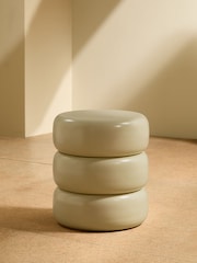 MADE.COM Ecru White Coen Side Table - Image 2 of 3