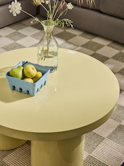 MADE.COM Yellow Gloss Lacey Coffee Table - Image 4 of 4