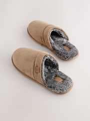 Tan Brown Mule Slippers - Image 4 of 7