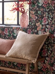 Natural 59 x 59cm Scrumptious Chenille Cushion - Image 1 of 6