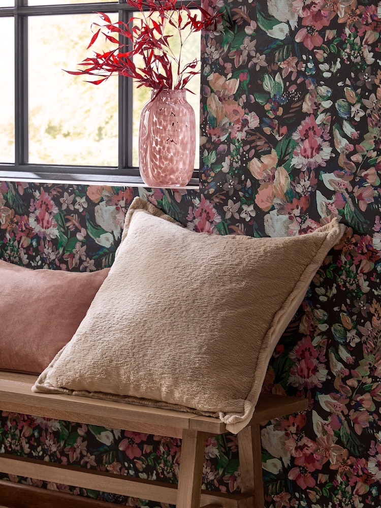 Natural 59 x 59cm Scrumptious Chenille Cushion - Image 1 of 6