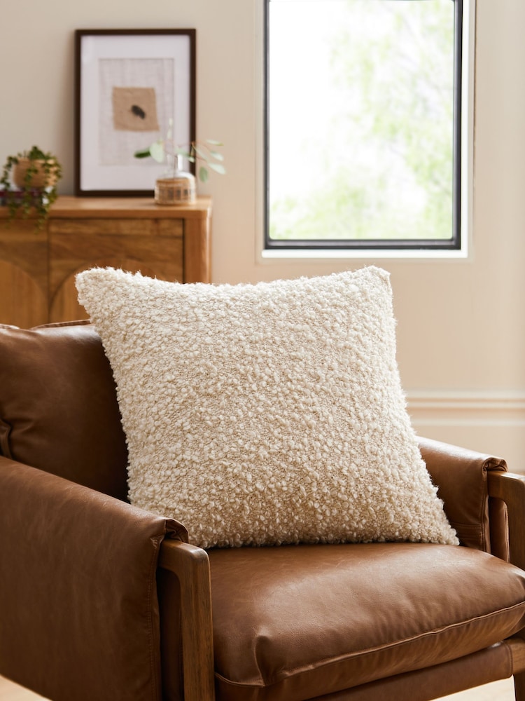Natural Cosy Texture 59 x 59cm Cushion - Image 1 of 5