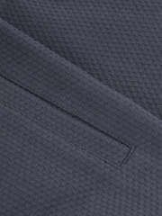 Reiss Steel Blue Robin 3-9 yrs Textured Drawstring Shorts - Image 4 of 4