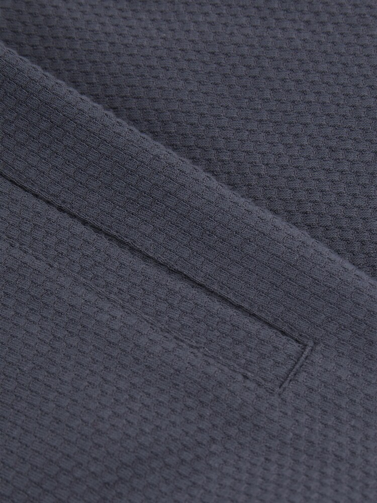 Reiss Steel Blue Robin 3-9 yrs Textured Drawstring Shorts - Image 4 of 4