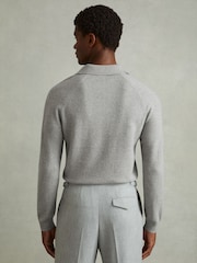 Reiss Grange Wool-Cashmere Open-Collar Polo Shirt - Bild 4 von 6