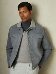 Reiss Grange Wool-Cashmere Open-Collar Polo Shirt - Bild 6 von 6