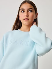 Baker by Ted Baker Back Print Sweat and Wide Leg Joggers Set - Image 5 of 10
