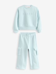Baker by Ted Baker Back Print Sweat and Wide Leg Joggers Set - Image 7 of 10