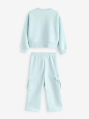 Baker by Ted Baker Back Print Sweat and Wide Leg Joggers Set - Image 8 of 10