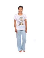 Character Blue Disney Thumper 100% Cotton Pyjamas - Image 4 of 6