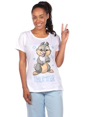 Character Blue Disney Thumper 100% Cotton Pyjamas - Image 5 of 6