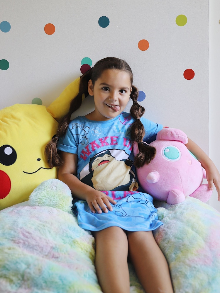 Character Blue Pokemon Glow In The Dark Snorlax Nightdress - Image 1 of 3