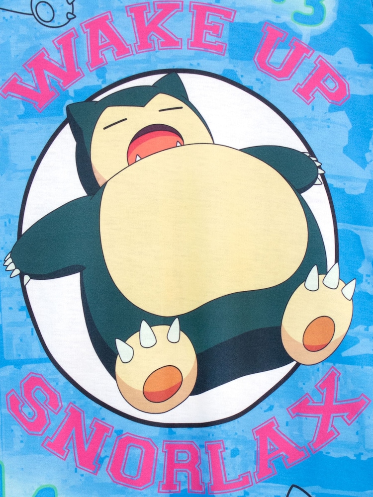 Character Blue Pokemon Glow In The Dark Snorlax Nightdress - Image 3 of 3