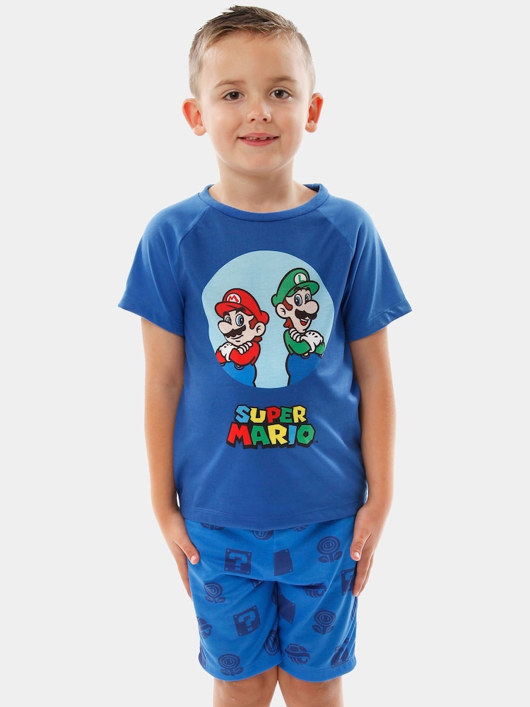 Character Super Mario And Luigi Short Pyjamas - Bild 1 von 5 Character Super Mario And Luigi Short Pyjamas - Bild 1 von 5