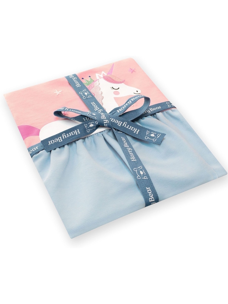 Harry Bear Pink 100% Cotton Princess Unicorn Dress - Image 7 of 7