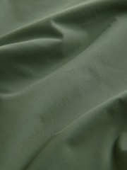 Khaki Green Lightweight Stretch Shacket - Image 10 of 10
