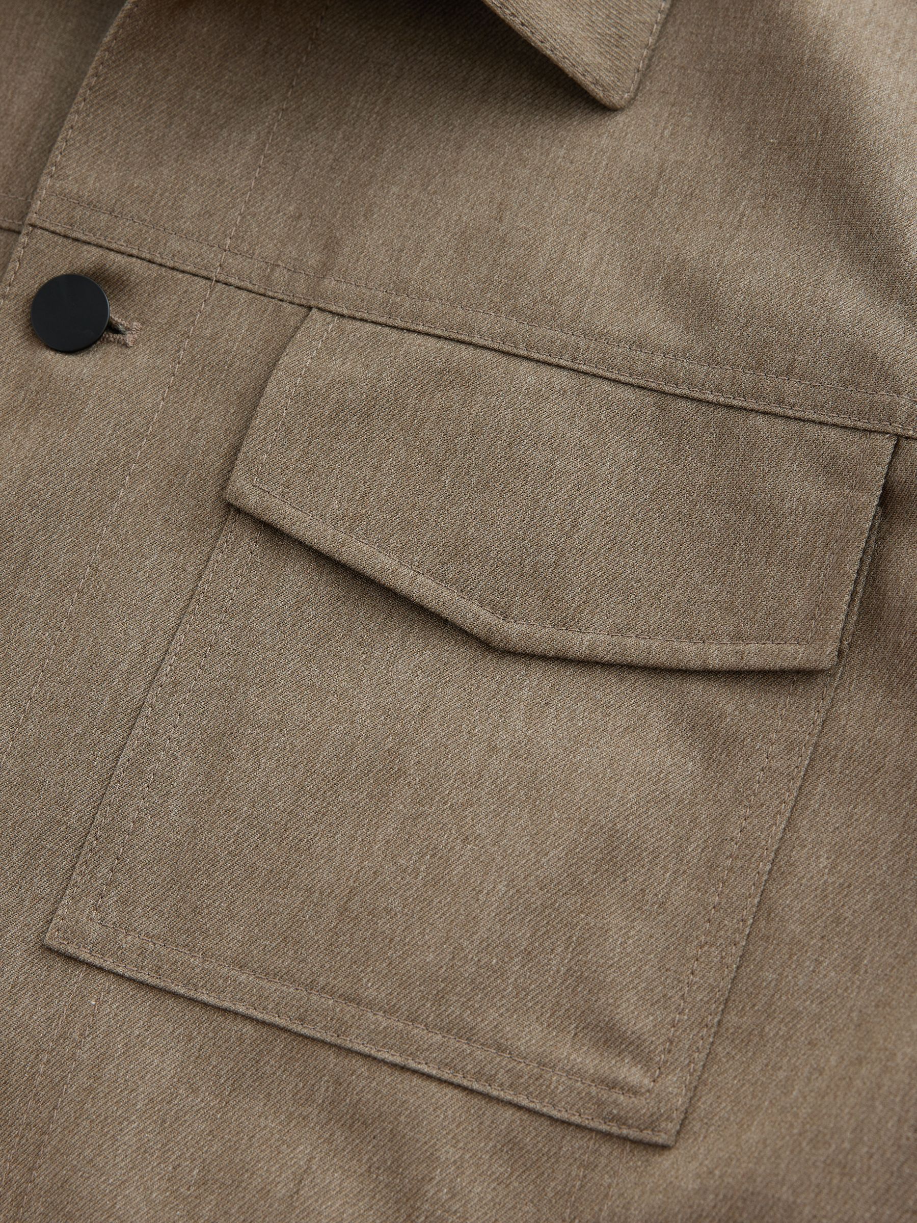 Buy Natural Brown Twin Pocket Shacket from the Next UK online shop