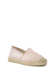 Dune London Pink Diamanté Trim Genivee Espadrilles - Image 3 of 7