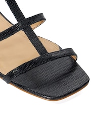 Dune London Black Ladi Skinny Strappy Sandals - Image 7 of 7