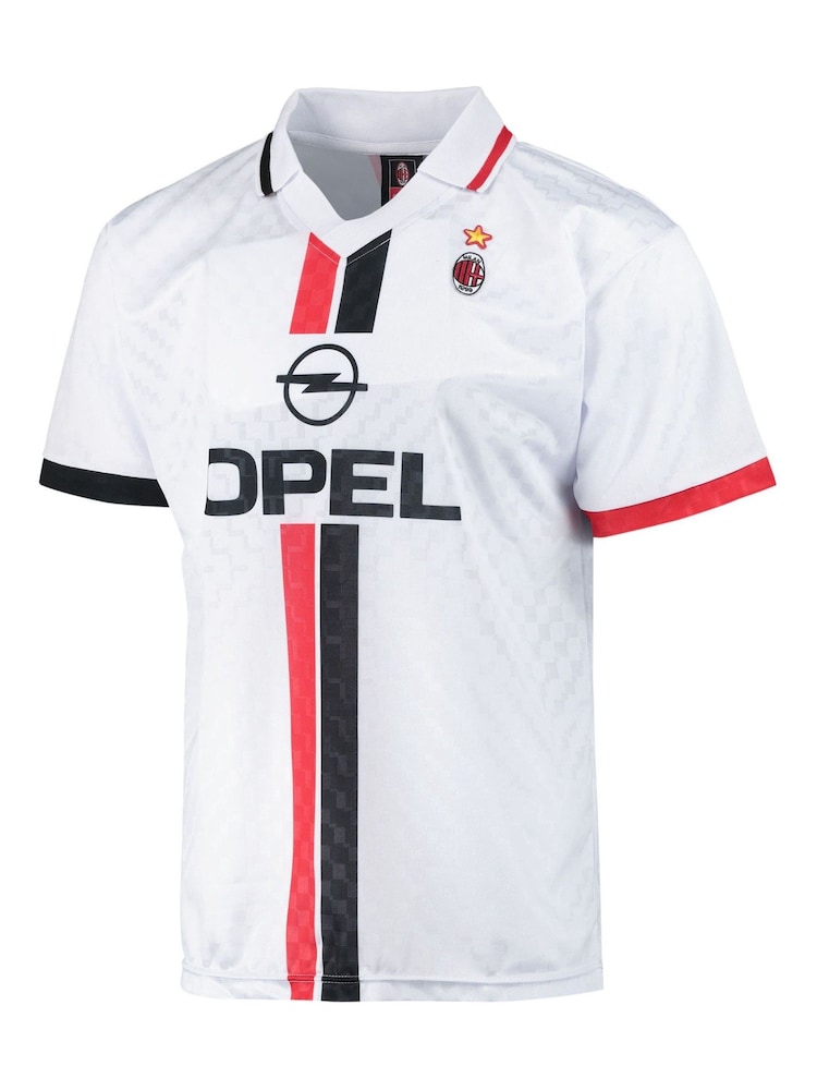 Fanatics AC Milan 1996 Away White Foootball Shirt - Image 2 of 3