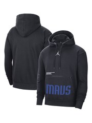 Fanatics Dallas Mavericks Statement Courtside Black Hoodie - Image 1 of 3