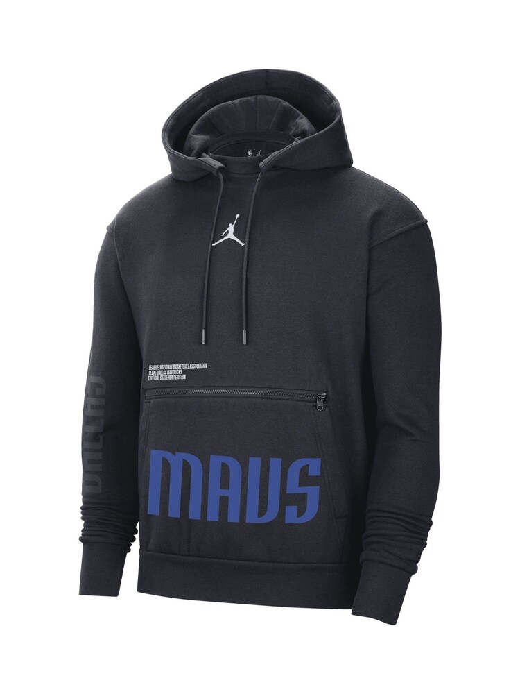 Fanatics Dallas Mavericks Statement Courtside Black Hoodie - Image 2 of 3