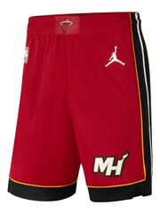 Fanatics Red Miami Heat Statement Swingman Shorts - Image 2 of 3