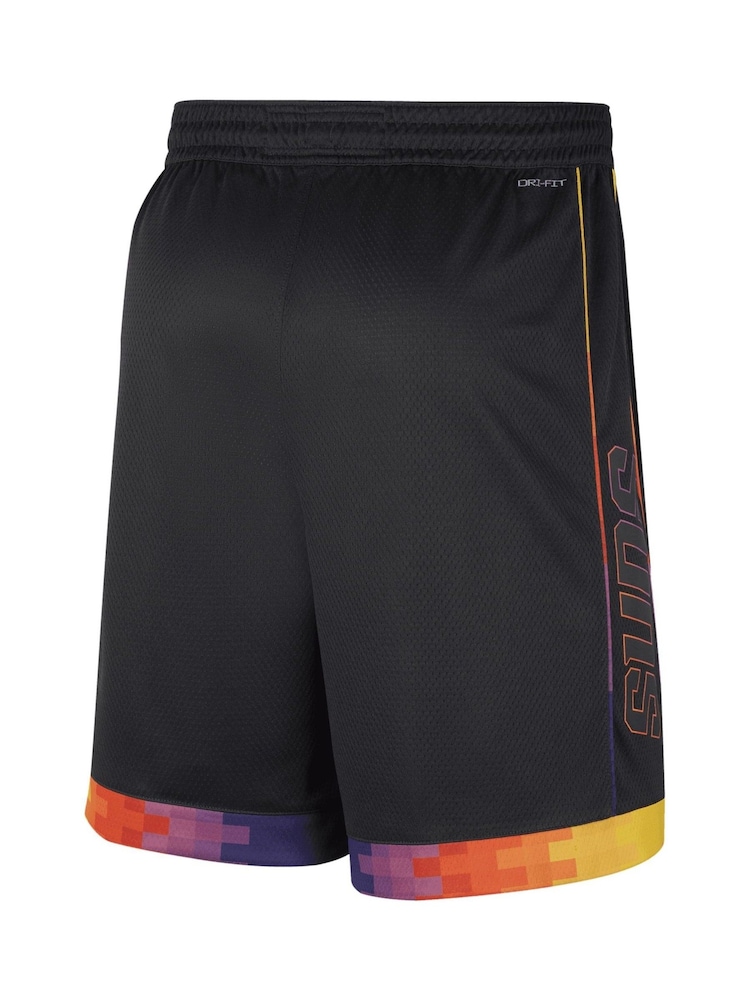 Fanatics Phoenix Suns Statement Black Shorts - Image 3 of 3
