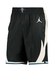 Fanatics Milwaukee Bucks Statement Black Shorts - Image 2 of 3
