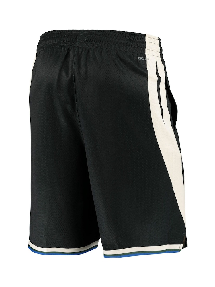 Fanatics Milwaukee Bucks Statement Black Shorts - Image 3 of 3