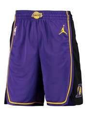 Fanatics Purple Los Angeles Lakers Statement Shorts - Image 2 of 3