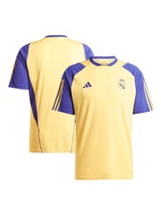 adidas Yellow Real Madrid Training Jersey T-Shirt - Image 1 of 3