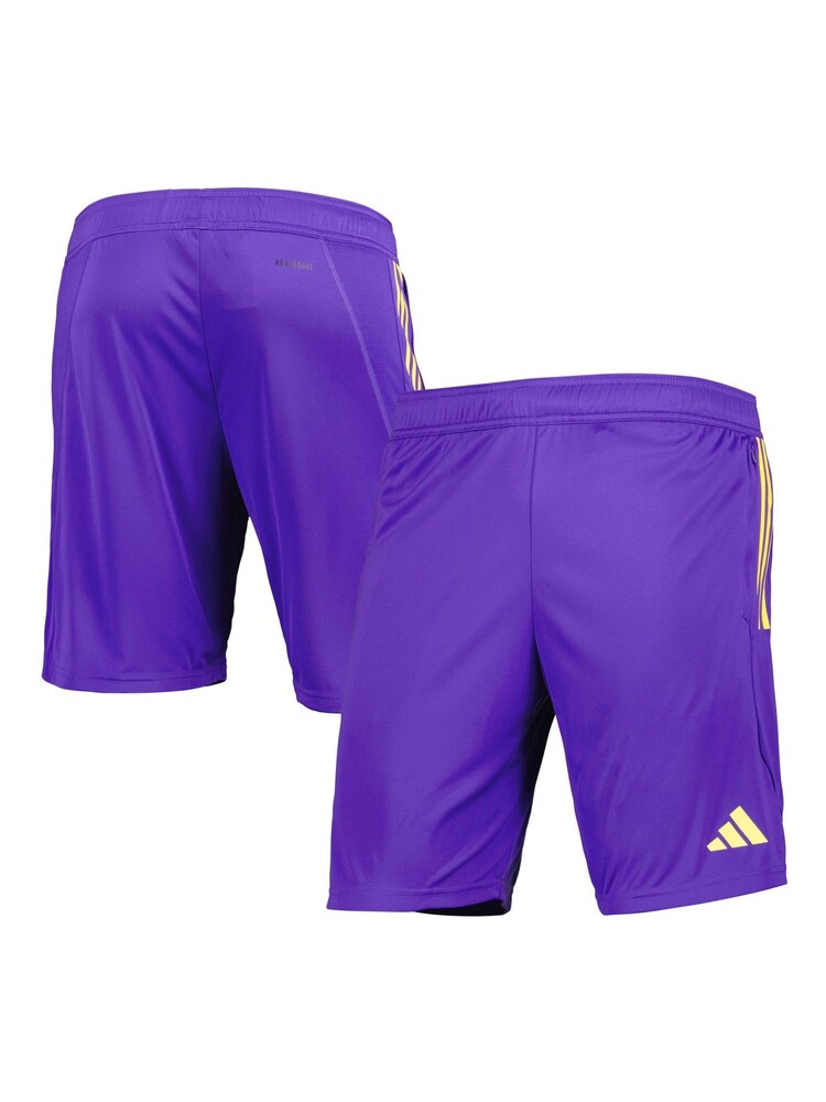 adidas Purple Real Madrid Training Shorts - Image 1 of 3