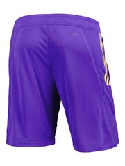 adidas Purple Real Madrid Training Shorts - Image 2 of 3