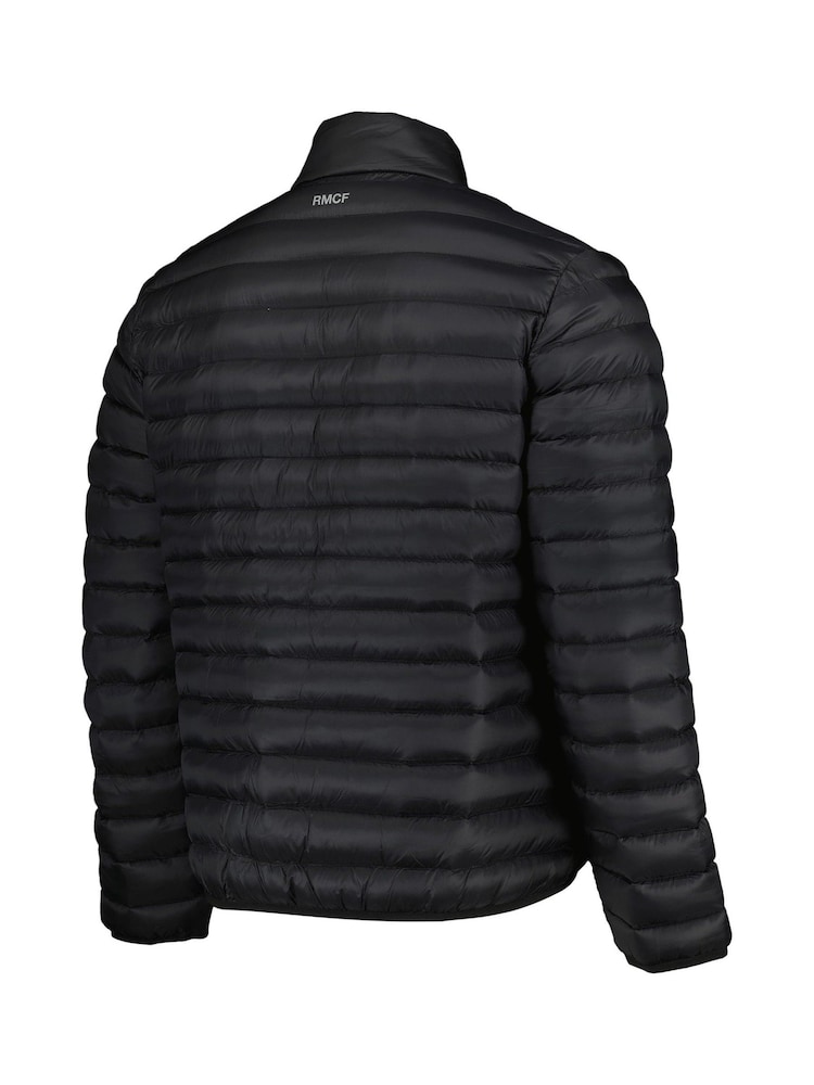Fanatics Real Madrid Padded Black Jacket - Image 2 of 3 Fanatics Real Madrid Padded Black Jacket - Image 2 of 3