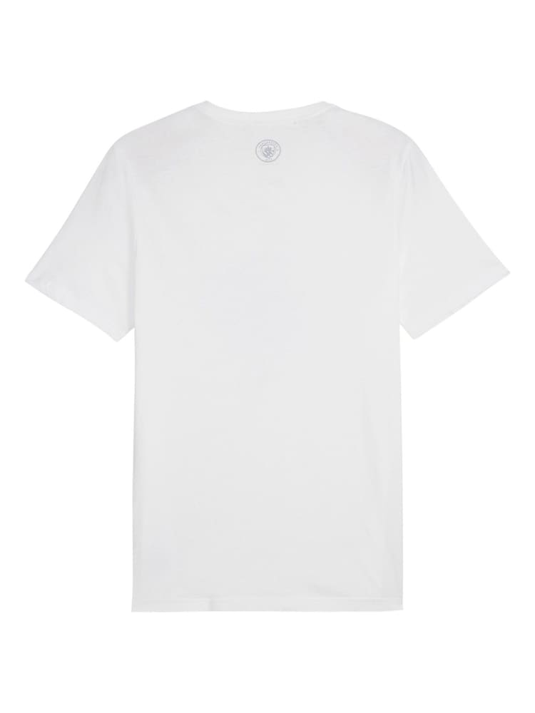Puma White Manchester City Year of the Dragon T-Shirt - Image 2 of 3