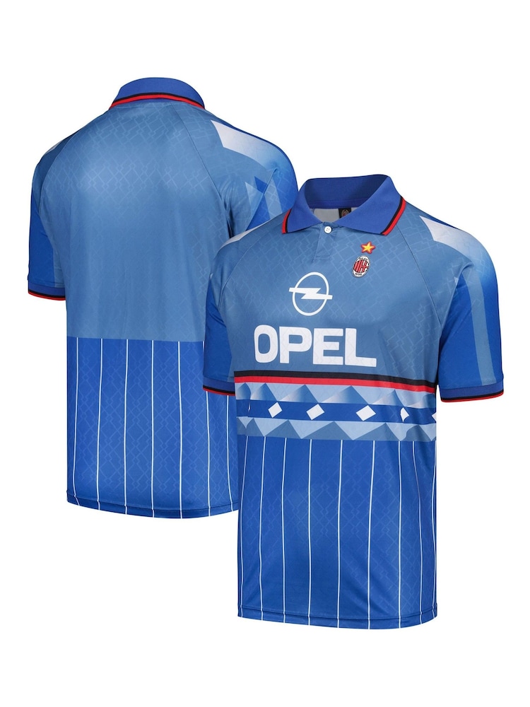 Fanatics Blue AC Milan 1996 Fourth Shirt - Image 1 of 3 Fanatics Blue AC Milan 1996 Fourth Shirt - Image 1 of 3