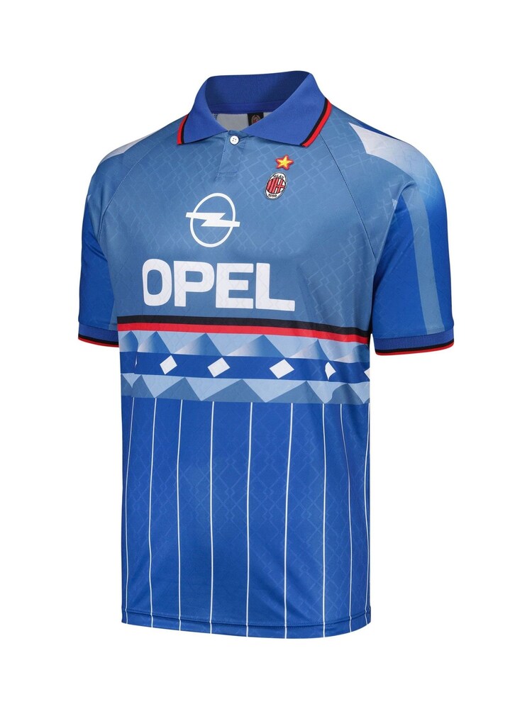 Fanatics Blue AC Milan 1996 Fourth Shirt - Image 2 of 3 Fanatics Blue AC Milan 1996 Fourth Shirt - Image 2 of 3
