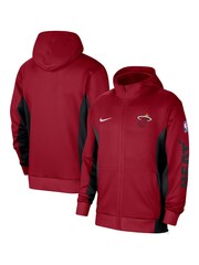 Fanatics Red Miami Heat Thermaflex Full Zip Hoodie - Image 1 of 3