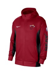 Fanatics Red Miami Heat Thermaflex Full Zip Hoodie - Image 3 of 3