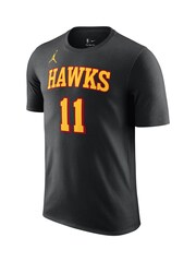 Fanatics 100% Cotton Atlanta Hawks Statement Name And Number Trae Young Black T-Shirt - Image 3 of 3