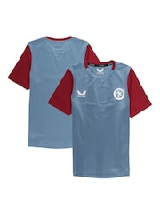 Castore Blue Kids Aston Villa Players Training Top - Image 1 of 3