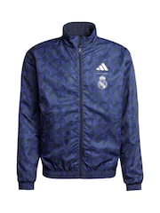 adidas Blue Real Madrid Reversible Anthem Jacket - Image 2 of 3