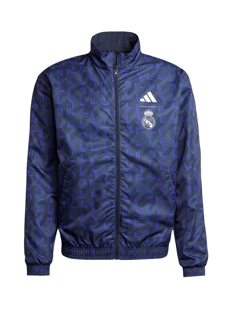 adidas Blue Real Madrid Reversible Anthem Jacket - Image 2 of 3