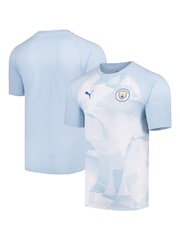 Puma Blue Manchester City Pre Match Jersey Shirt - Image 1 of 3