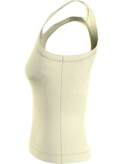 Calvin Klein Green Logo Rib Tank Top - Image 6 of 9