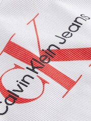 Calvin Klein White Logo Rib Tank - Image 7 of 10
