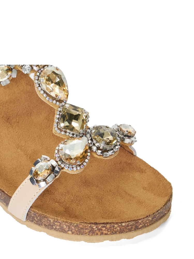 Dune London Kaleidoscopes Jewel T-Bar Wedge Sandals - Imagen 7 de 7 Dune London Kaleidoscopes Jewel T-Bar Wedge Sandals - Imagen 7 de 7