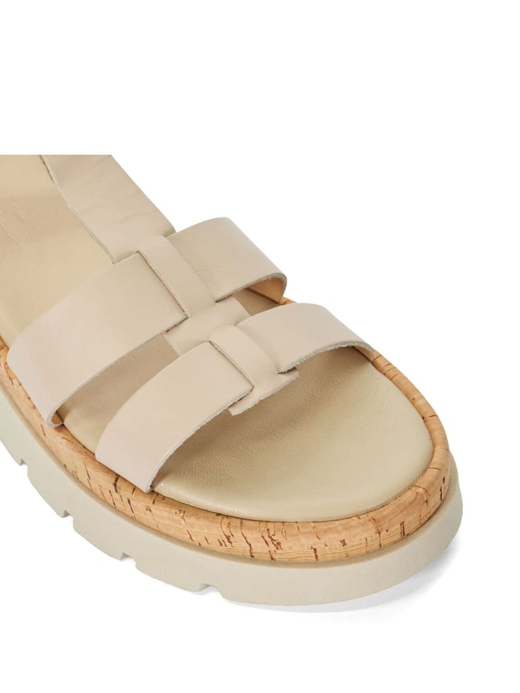 Dune London Pink Laplin T Bar Gladiator Sandals - Image 6 of 6