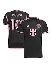 adidas Black Inter Miami CF Away Authentic Jersey 2024 Messi Football Shirt - Image 1 of 3